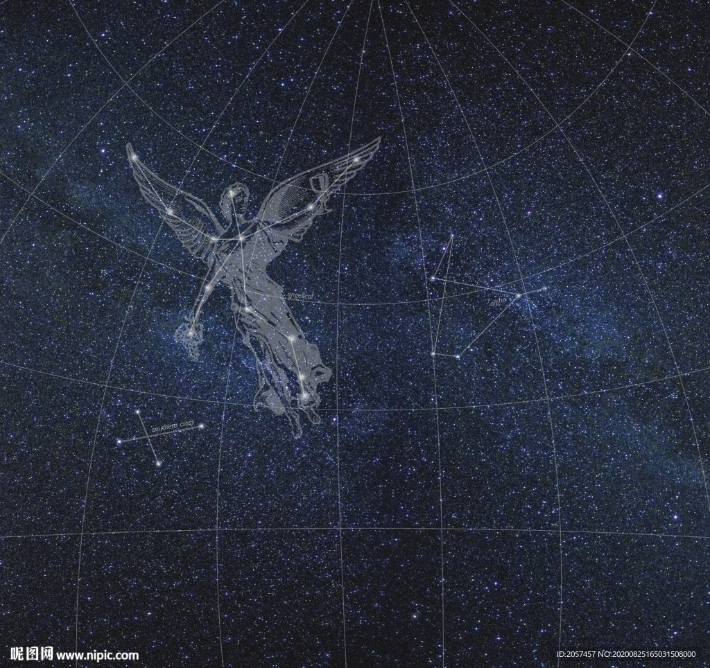 星空 蒙特斯 蓝色