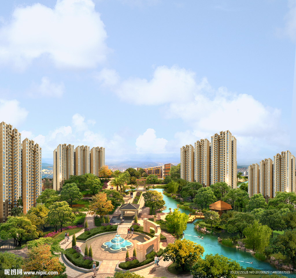 地产园林效果图