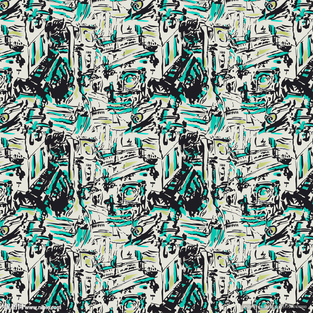 大牌花型 女装花型