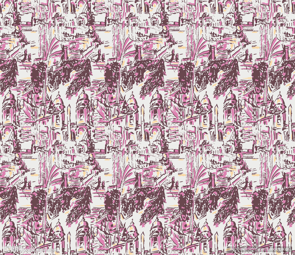 大牌花型 女装花型