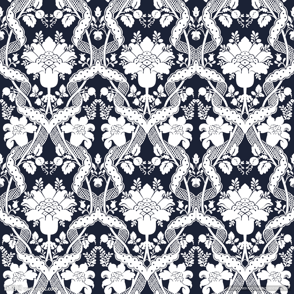 大牌花型 女装花型