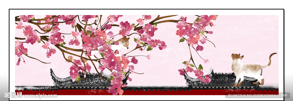 唯美床头画