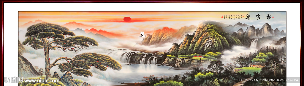 山水画 水墨山水画 意境山水画