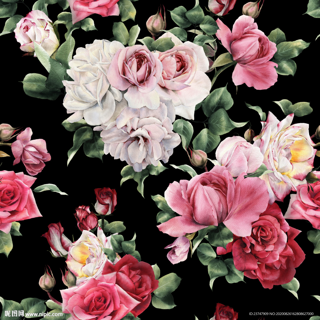 大牌花型 女装花型