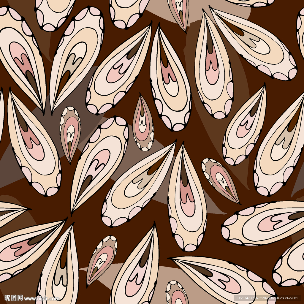 大牌花型 女装花型