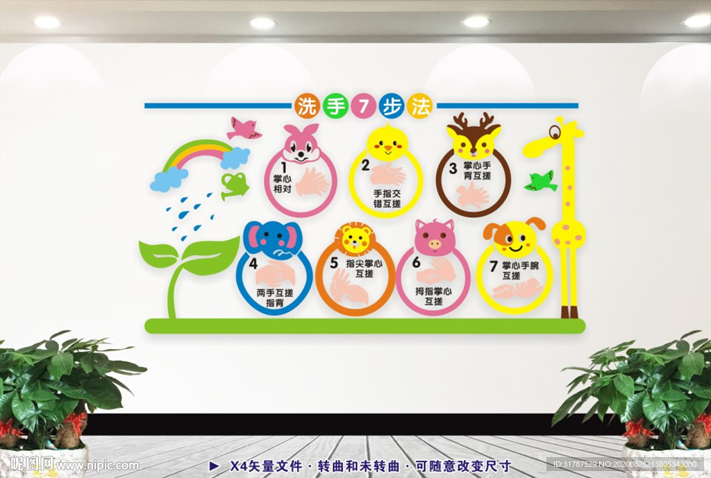 标准洗手法 洗手7步法 洗手