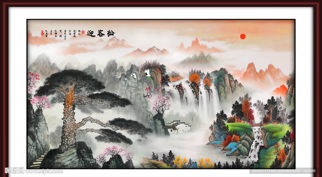 山水画 水墨山水画 意境山水画