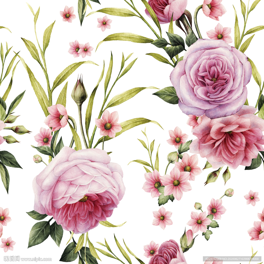 大牌花型 女装花型