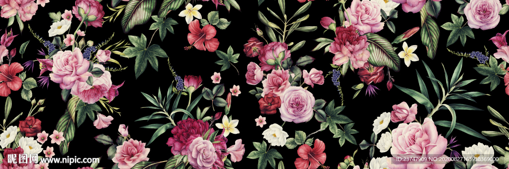 大牌花型 女装花型