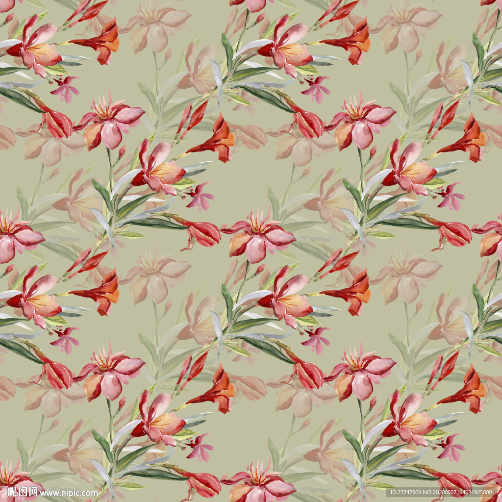 大牌花型 女装花型