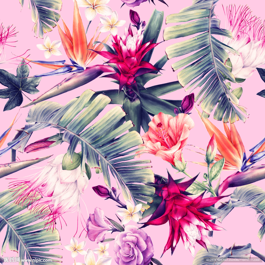 大牌花型 女装花型