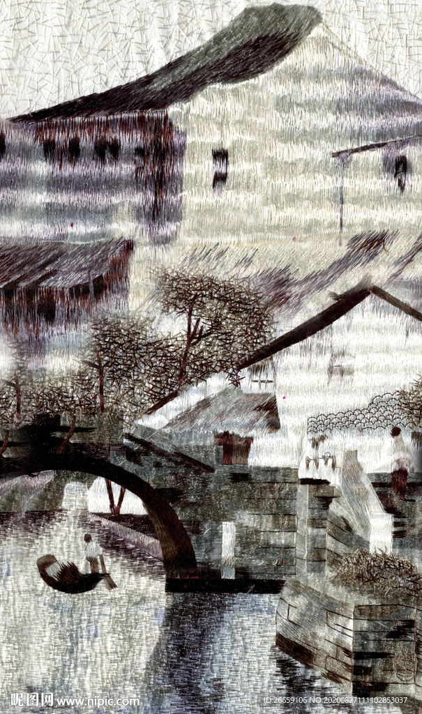 时尚女装数码印花定位花