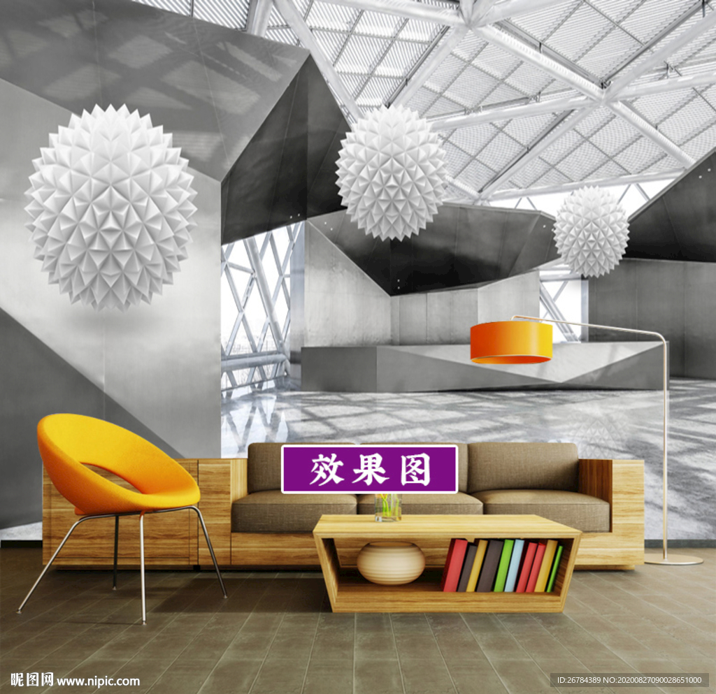 3D球体 水波 空间 意境