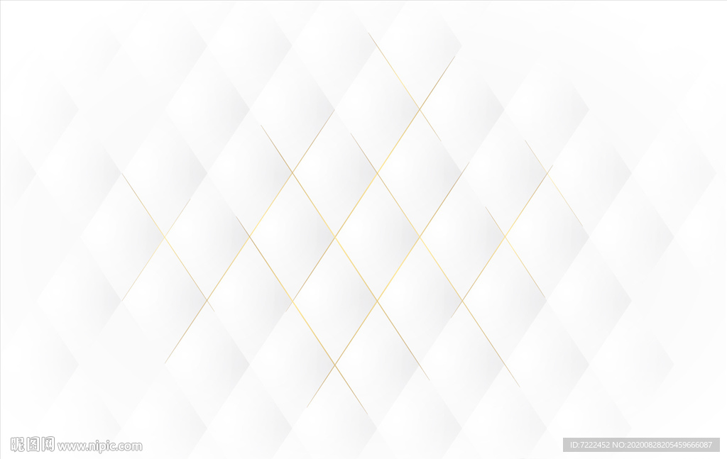 白色优雅的梭形