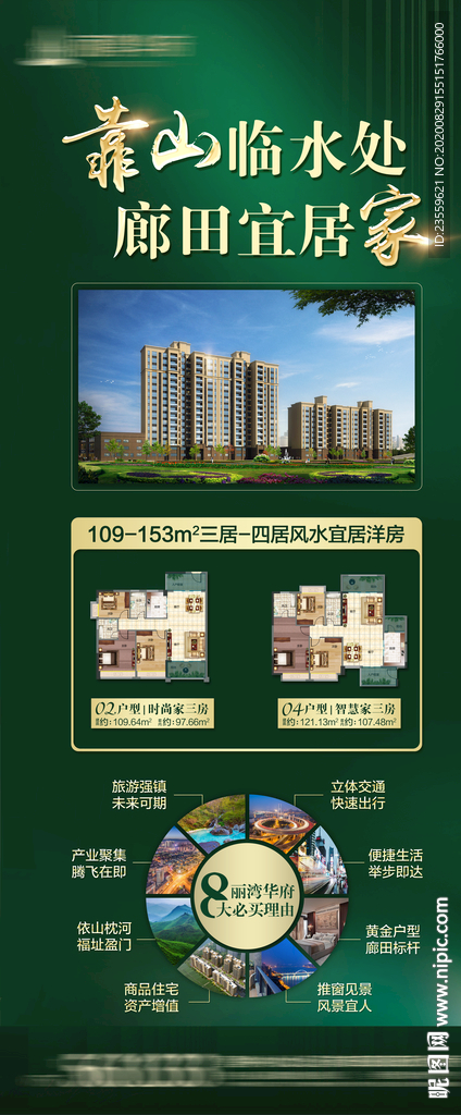 对比 展架 地产 洋房 卖点