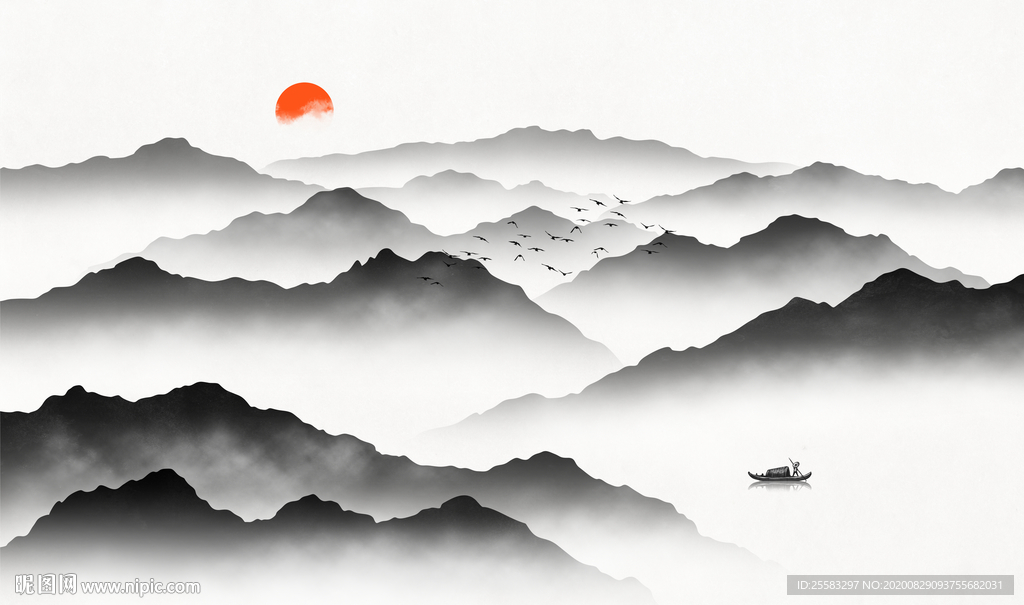 水墨山水