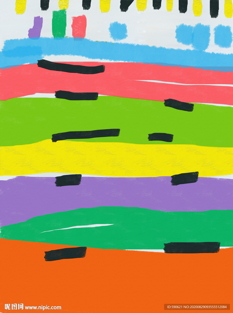 抽象油画