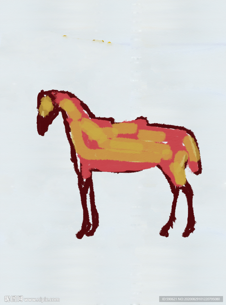 抽象油画