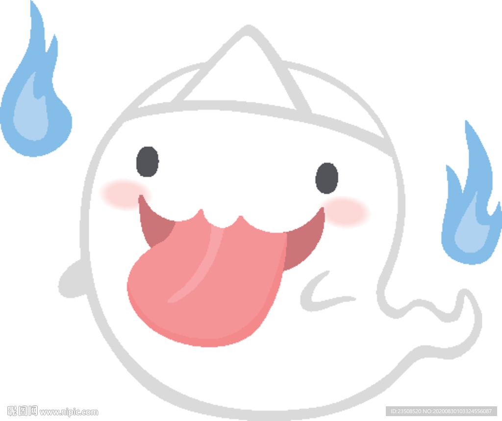 卡通鬼幽灵插画图标
