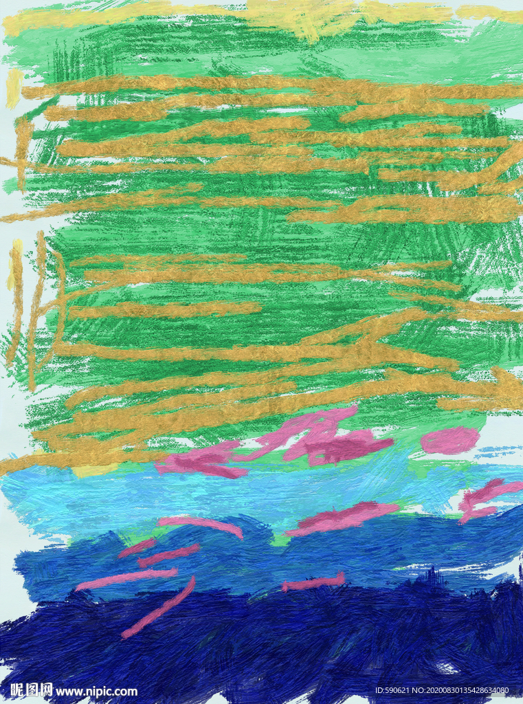抽象油画