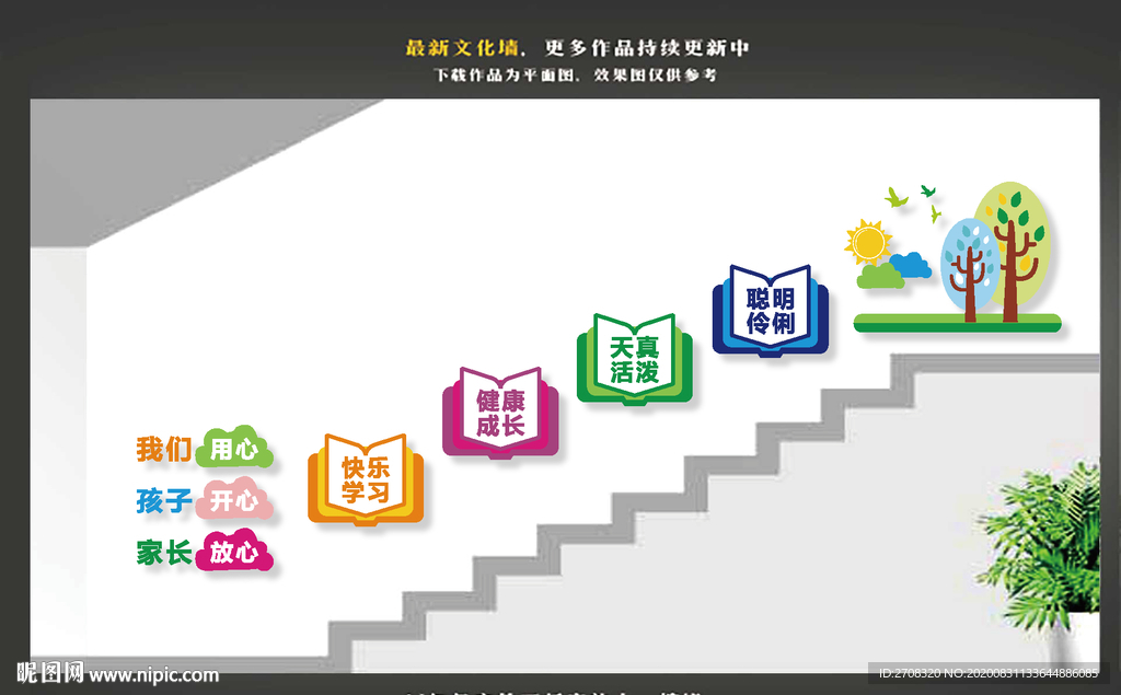 幼儿园楼道文化墙