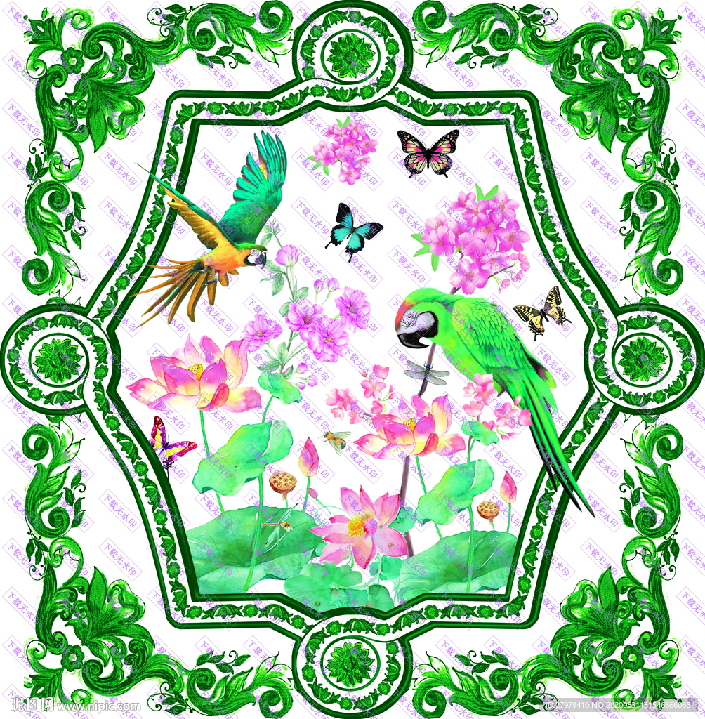 手绘花