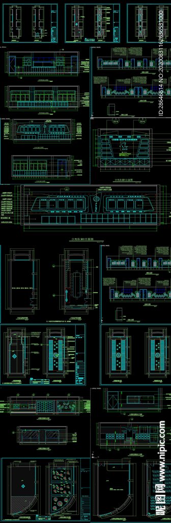 某小学专用教室装修CAD