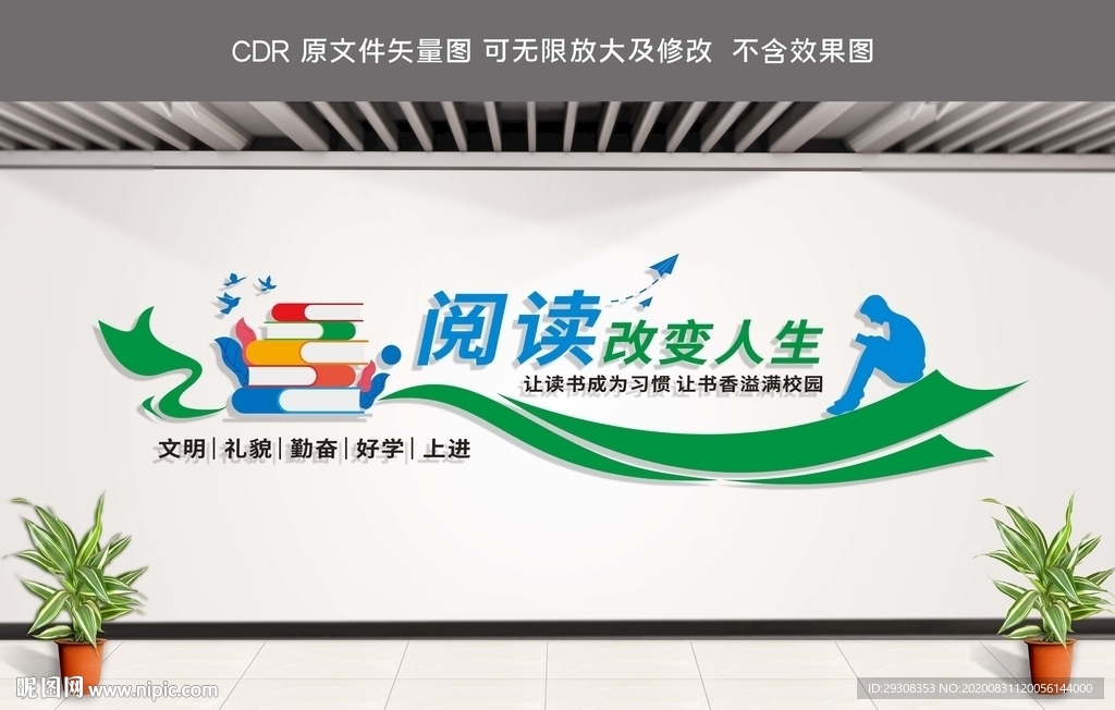 校园励志文化墙