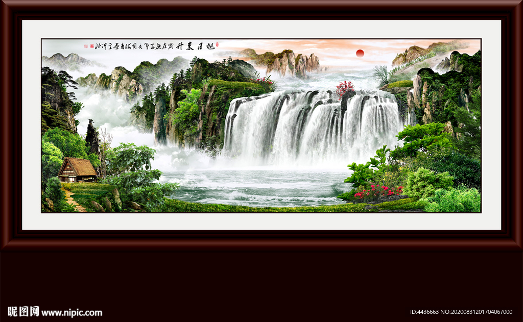 山水画 水墨山水画 意境山水画