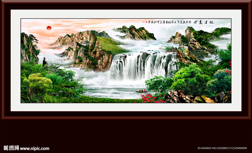 山水画 水墨山水画 意境山水画