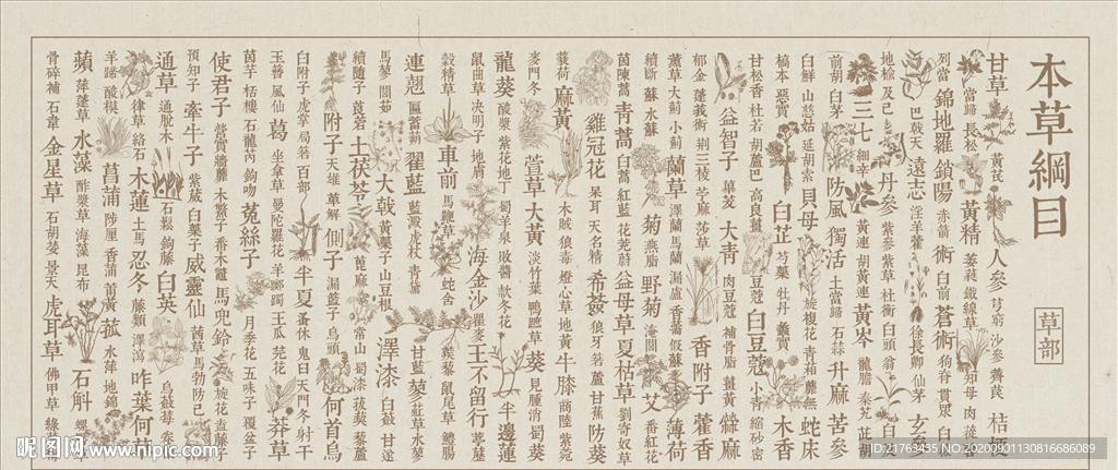 本草纲目-草部
