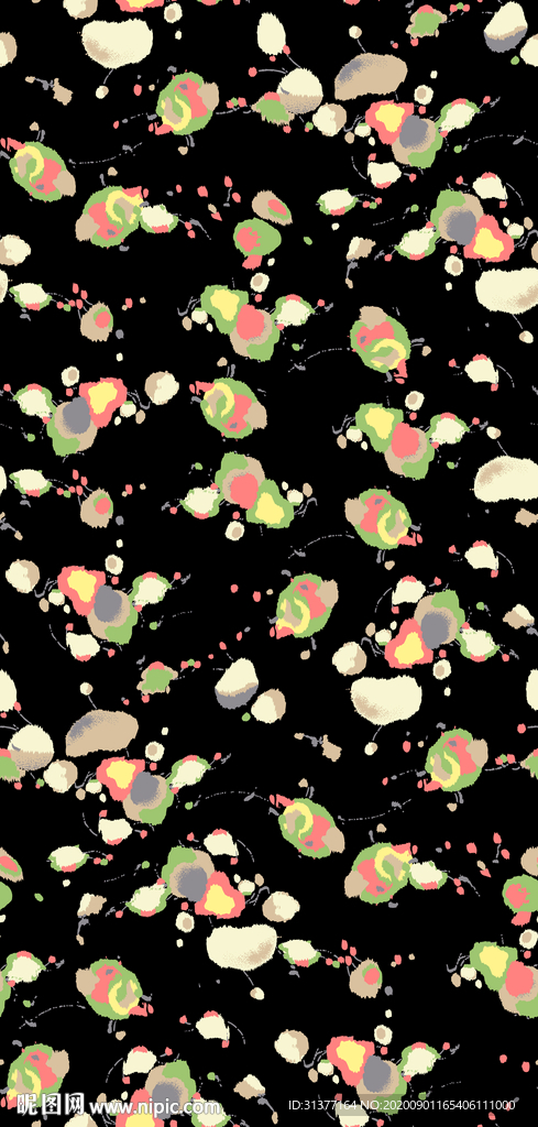 个性数码印花图案