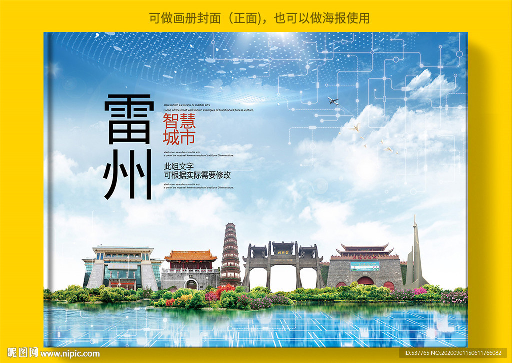 雷州智慧科技创新城市画册封面