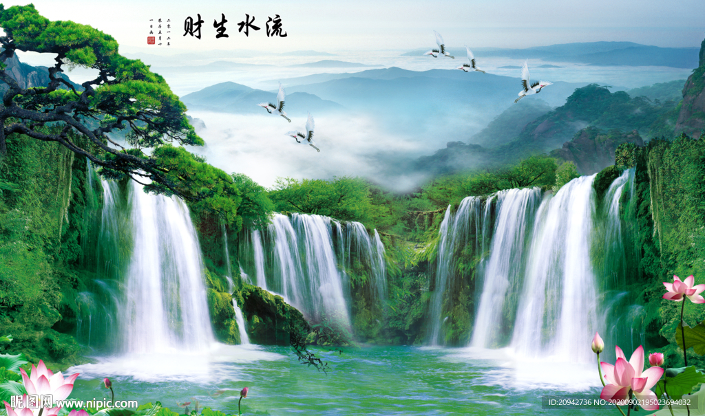山水画 水墨山水画 意境山水画