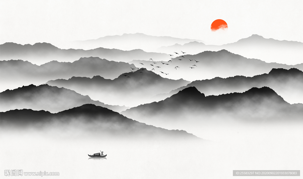 水墨山水