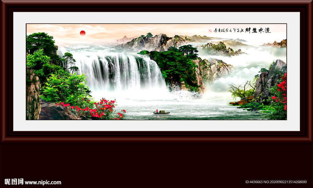 山水画 水墨山水画 意境山水画