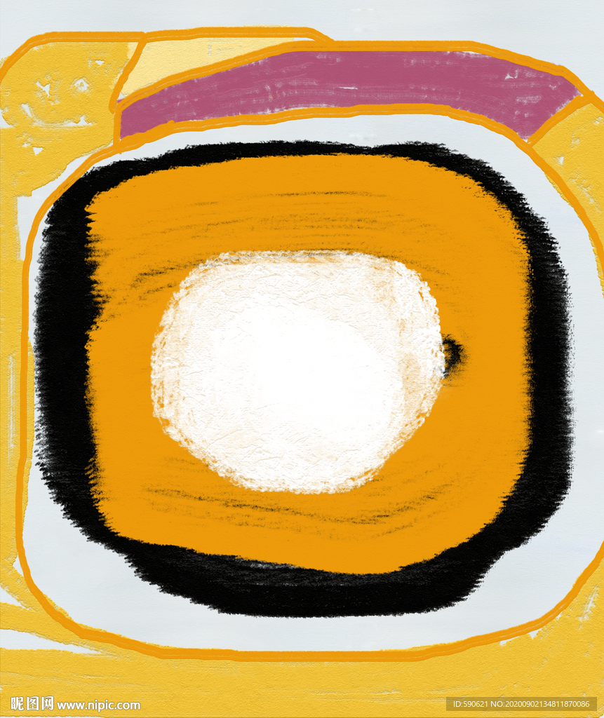 抽象油画