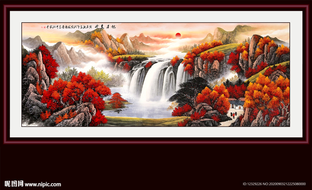 山水画 水墨山水画 意境山水画