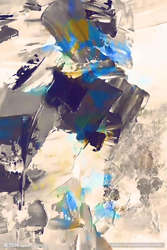 涂鸦抽象油画装饰画