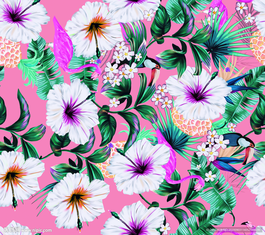 手绘花