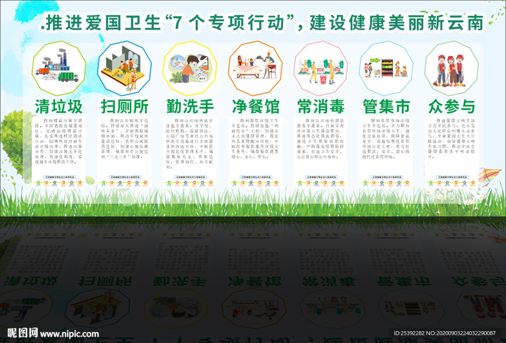 推进爱国卫生7个专项行动