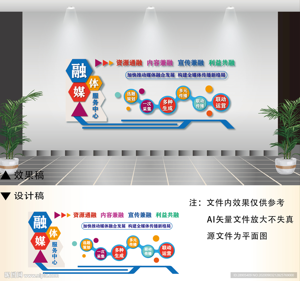 融媒体文化墙