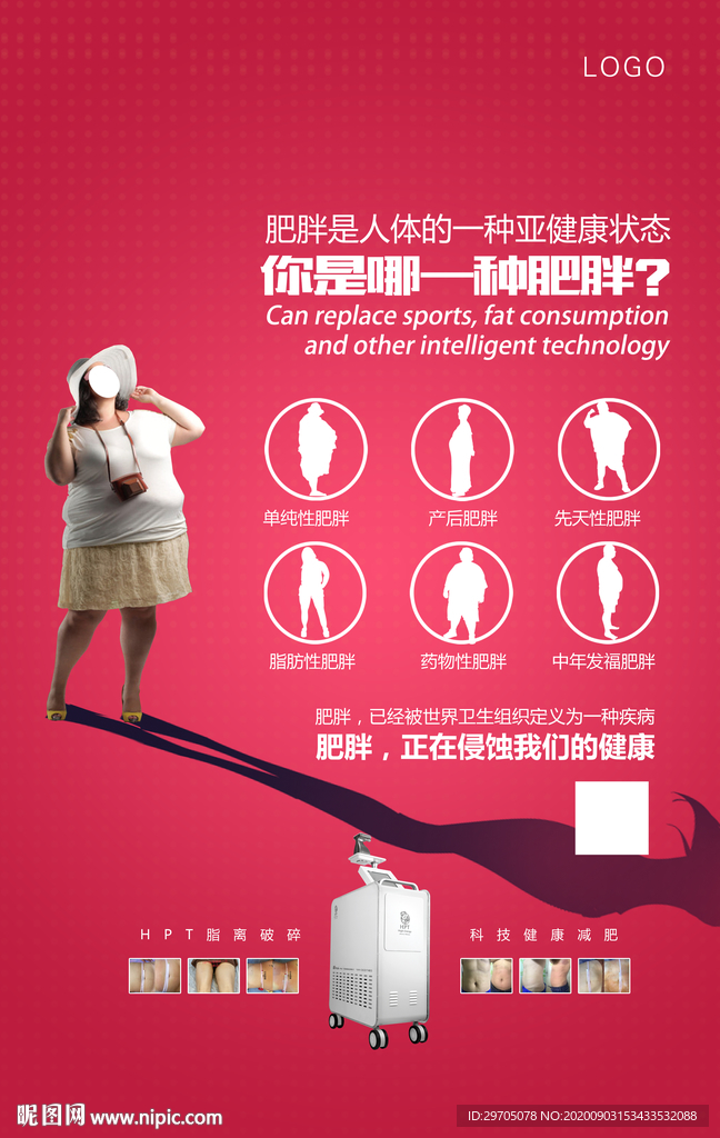HTP减肥海报