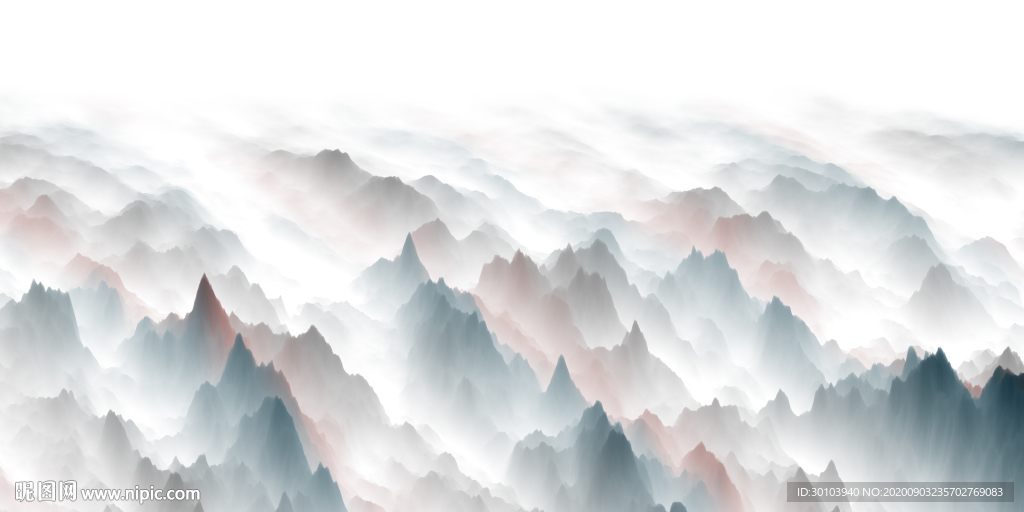 水墨山水画