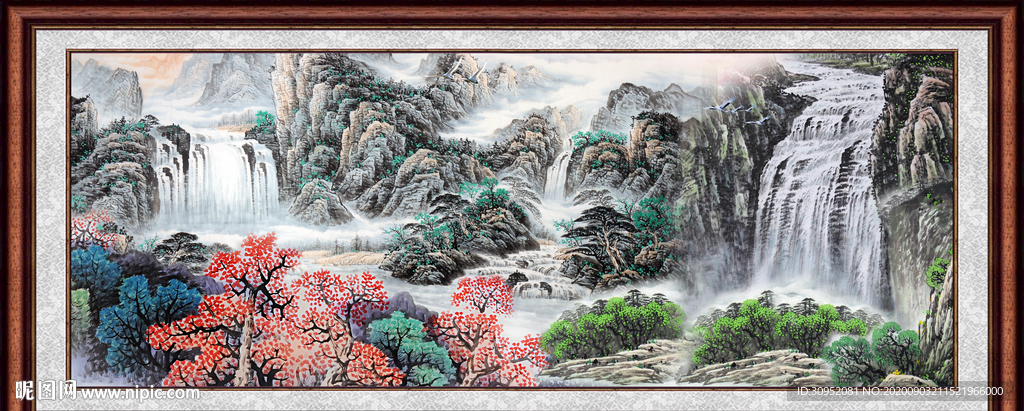 聚宝盆山水