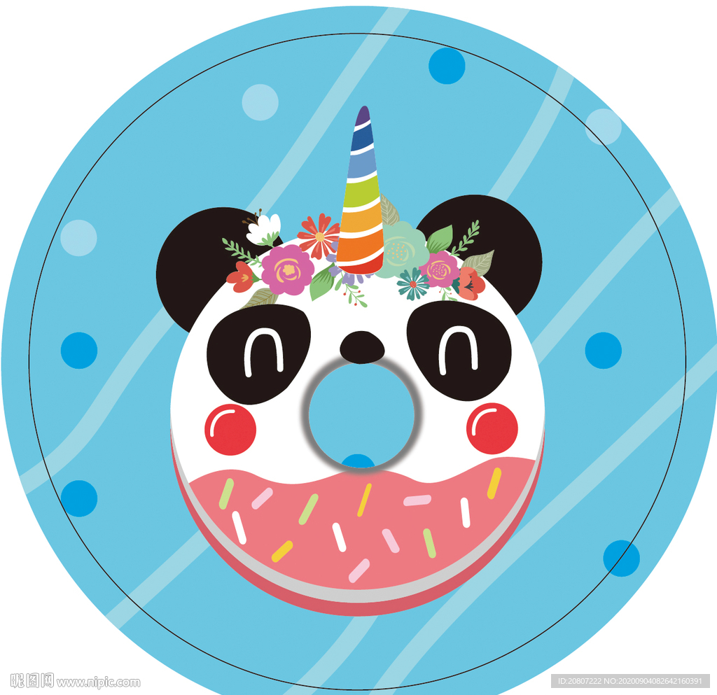熊猫甜甜圈