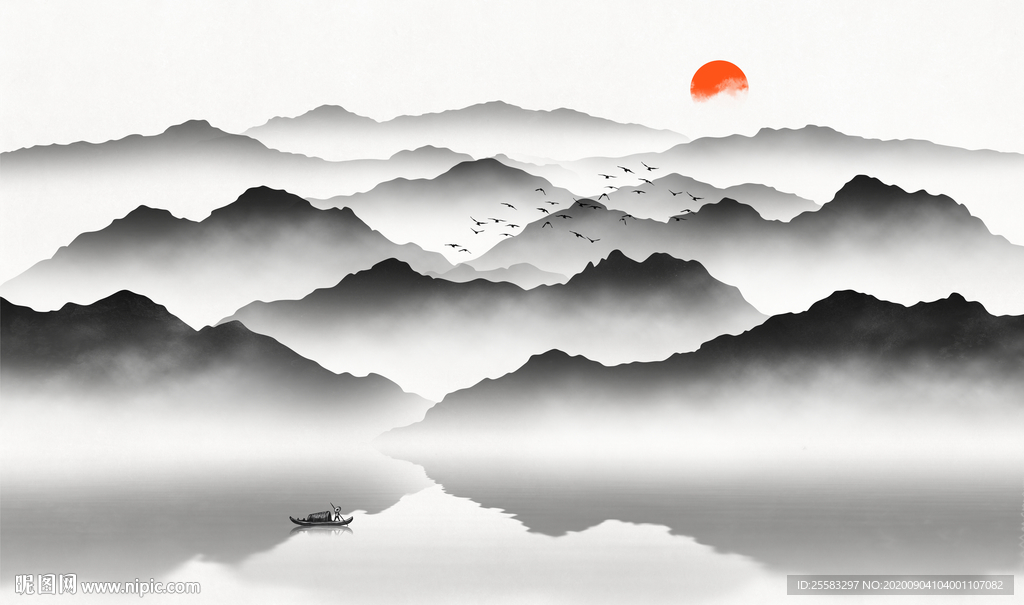 水墨山水