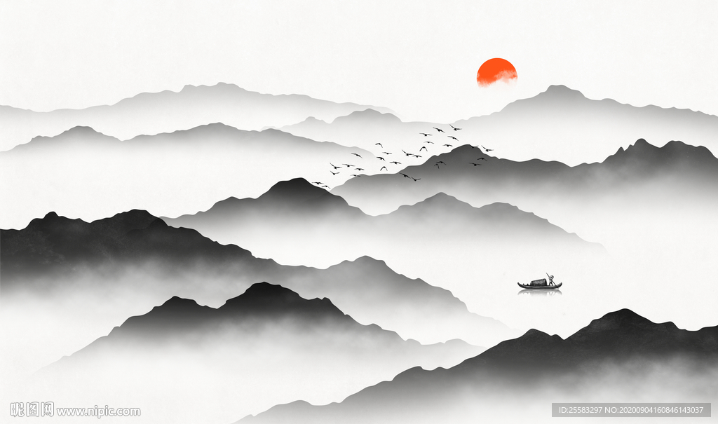 水墨山水