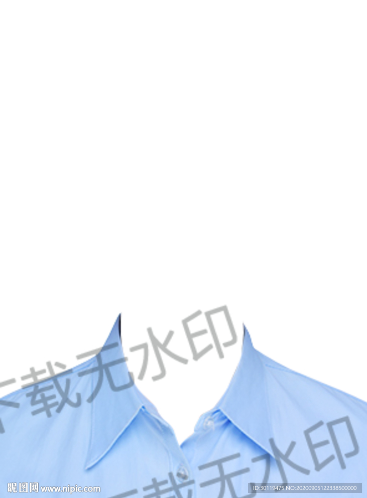 蓝色衬衫