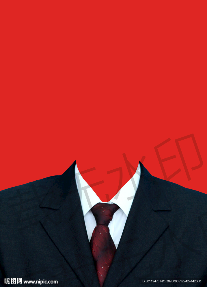 男性证件照